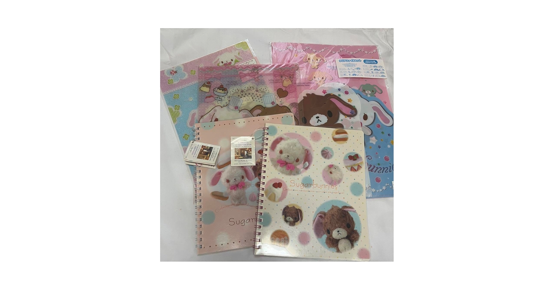 Amazon.co.jp: セット シュガーバニーズ ノート 下敷き クリア